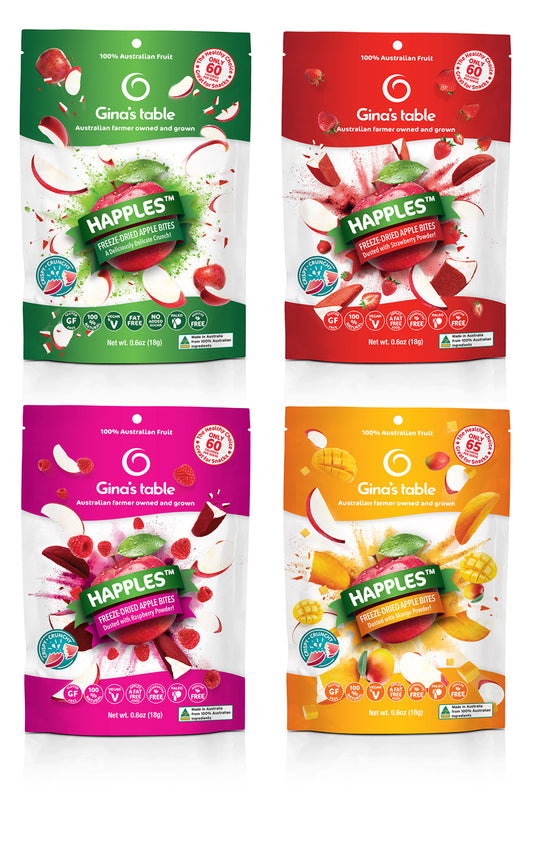 Freeze Dried Apples Variety Pack (4 pack)